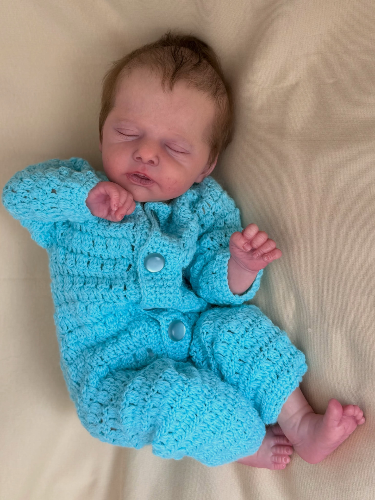 Oliver — Sleeping Newborn — sleeping newborn reborn doll, photo 6