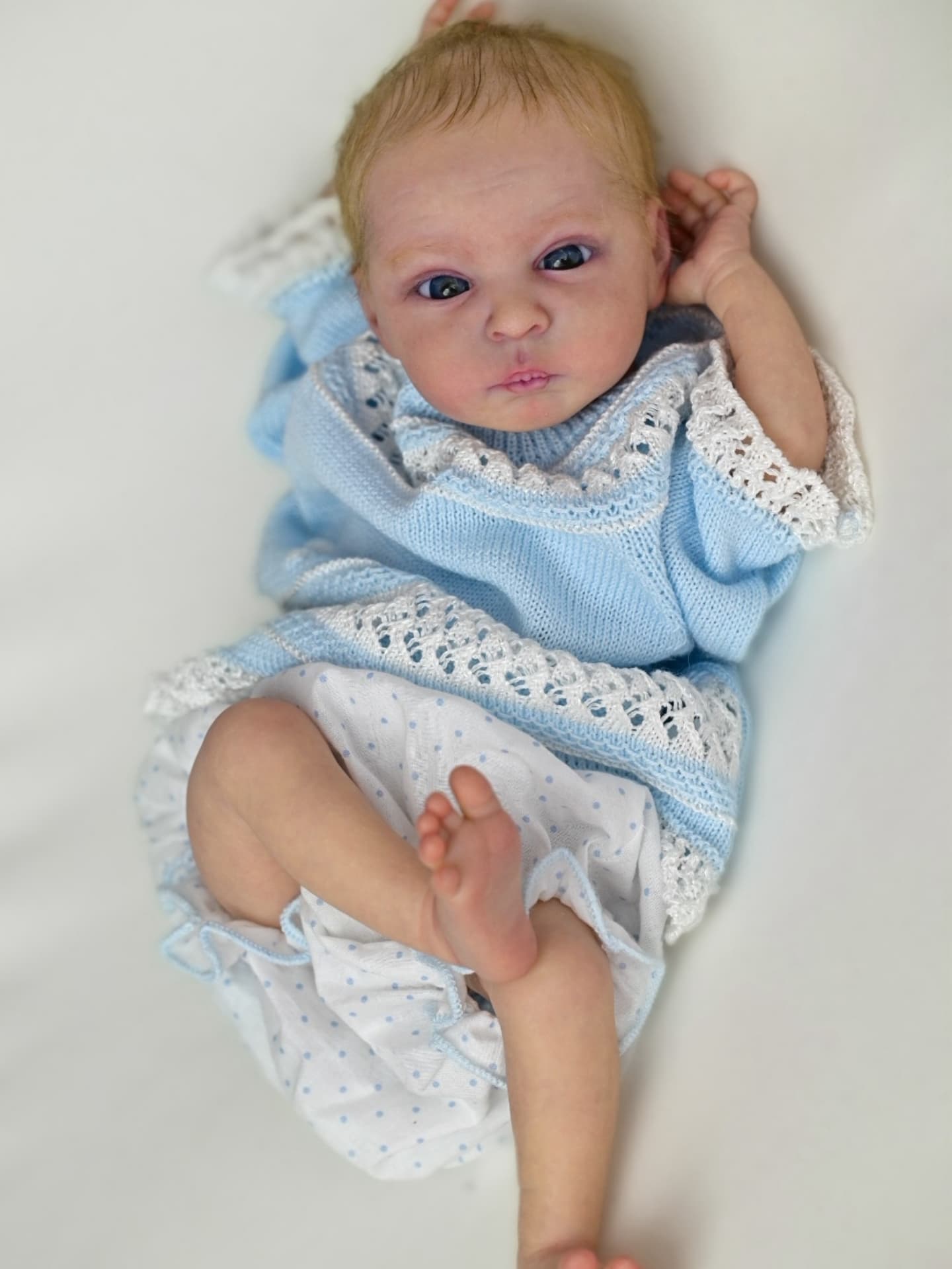 Cecily — Full Silicone Awake Newborn — awake newborn reborn doll, photo 4