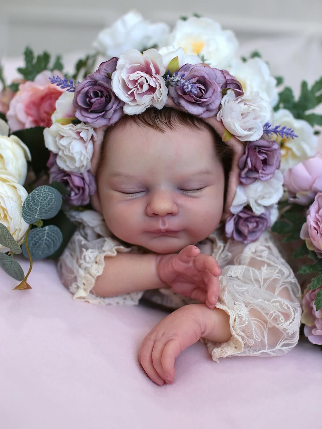 Amelia — Sleeping Newborn — sleeping newborn reborn doll, photo 9