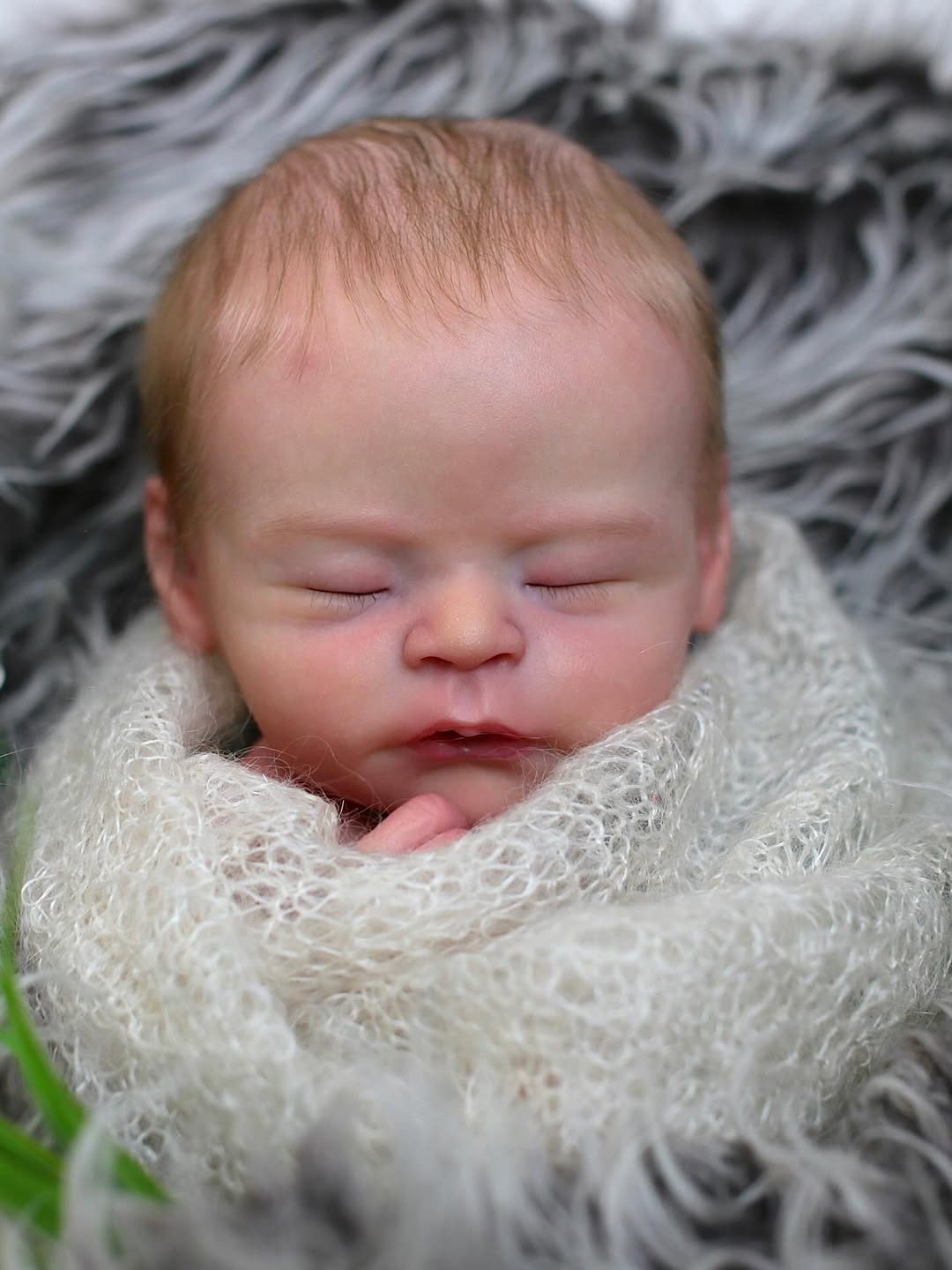 Rose & Ruby — Twin Set — sleeping newborn reborn twin set, photo 10