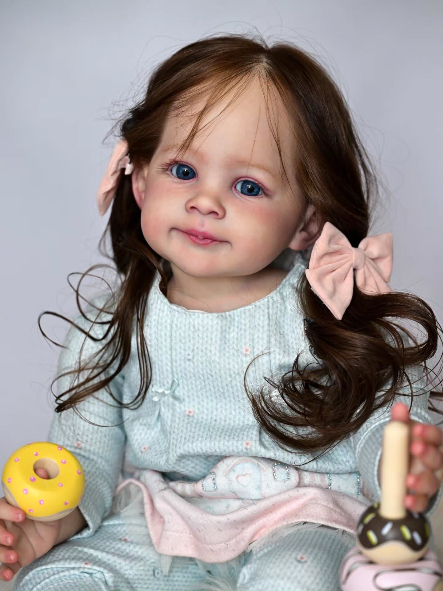 Lily — Curly Toddler Reborn Doll — awake toddler reborn doll