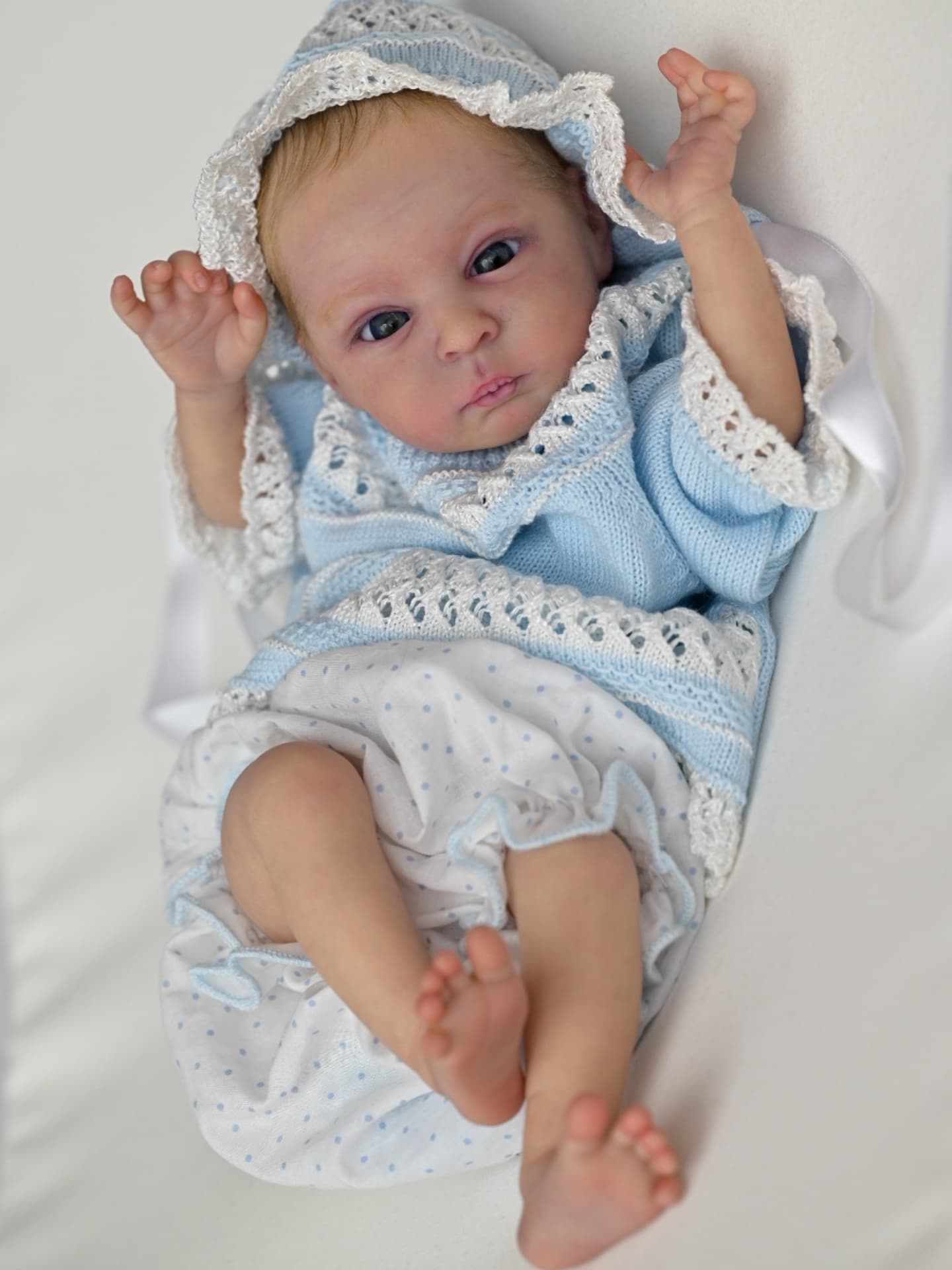 Cecily — Full Silicone Awake Newborn — awake newborn reborn doll