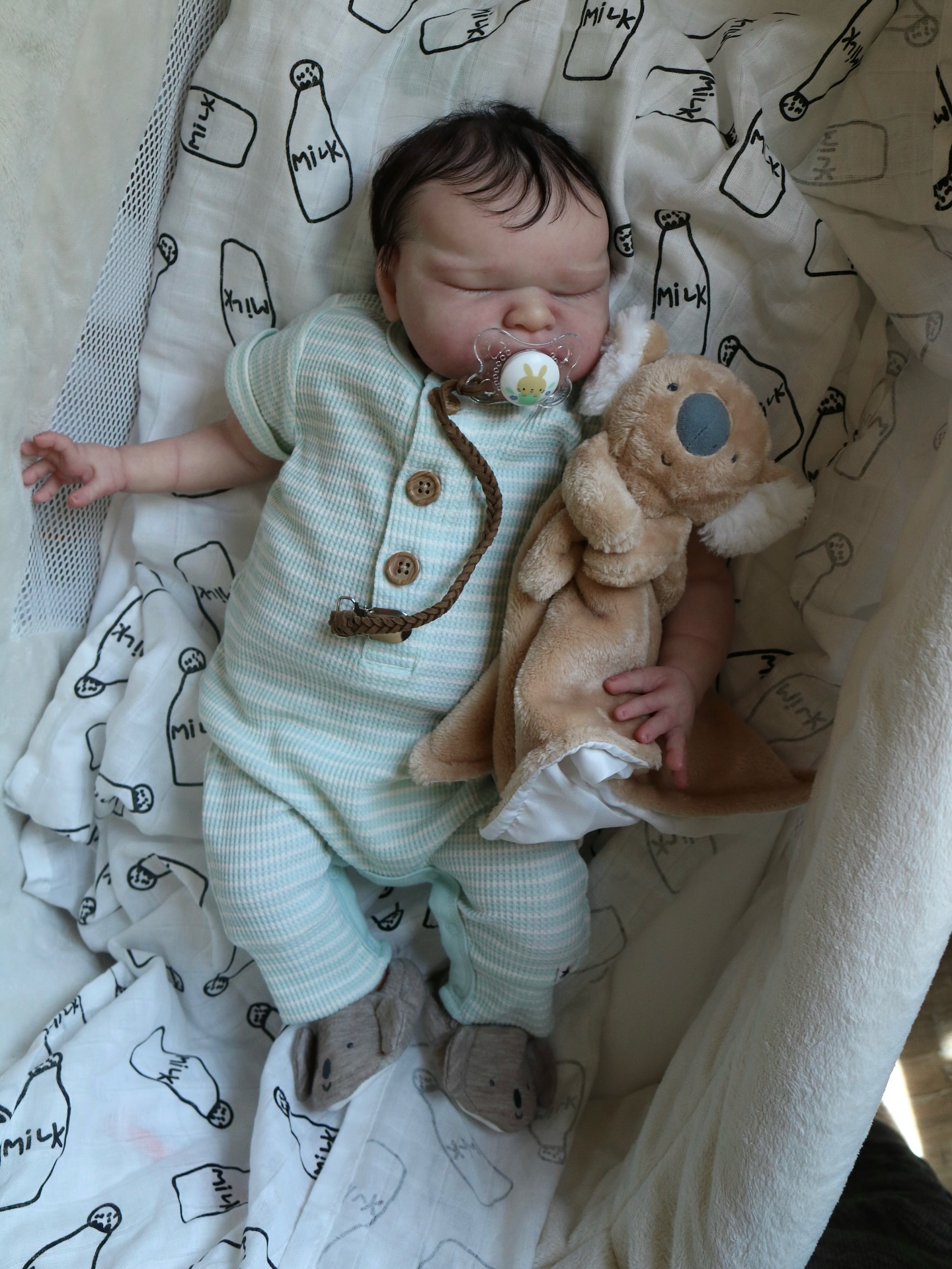 Juniper — Sleeping Newborn — reborn baby doll