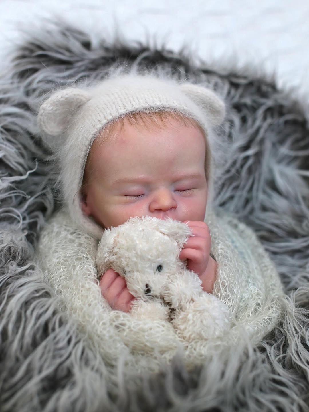 Rose & Ruby — Twin Set — sleeping newborn reborn twin set, photo 7