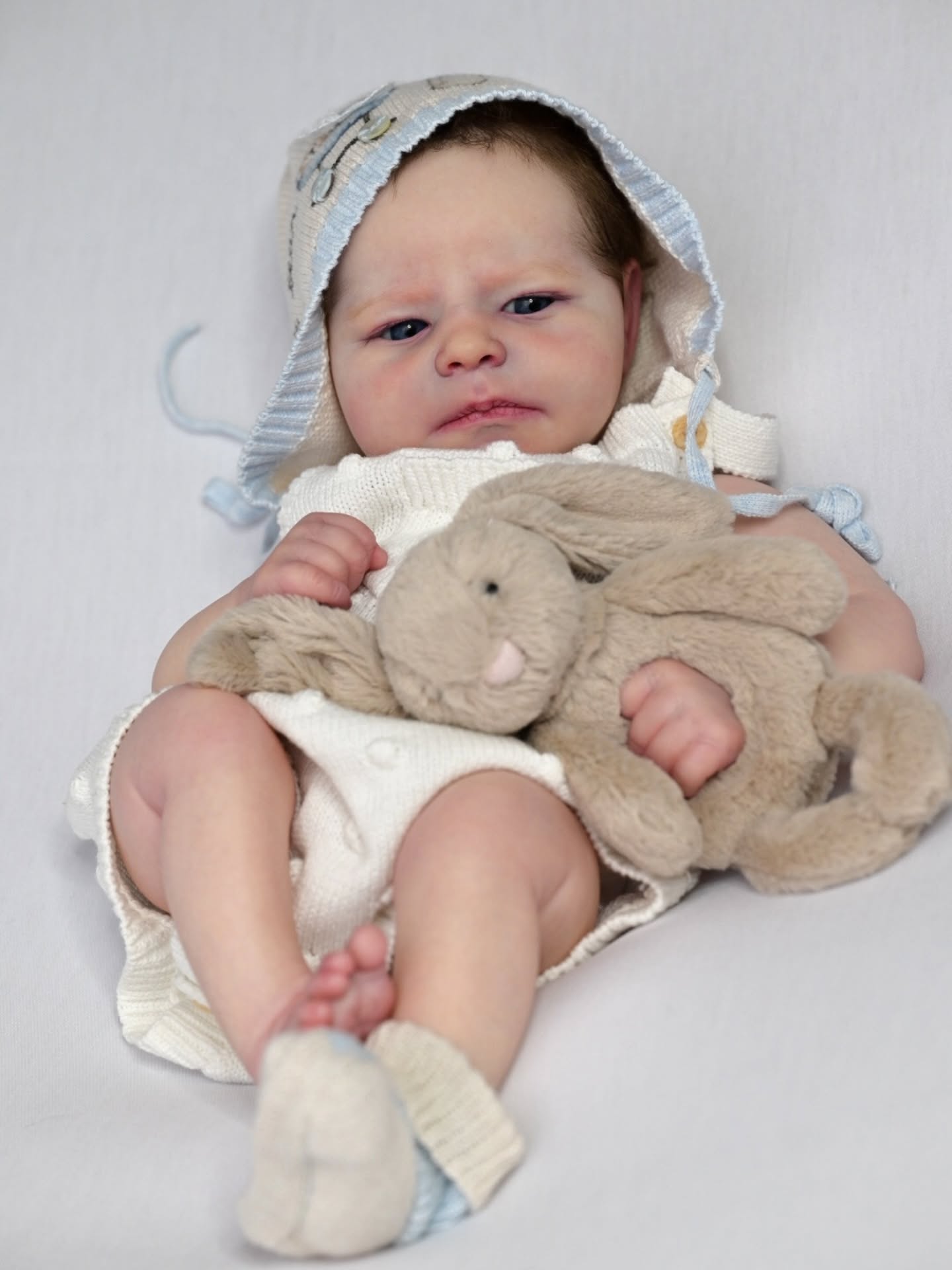 Albie — Full Silicone Awake Newborn — awake newborn reborn doll