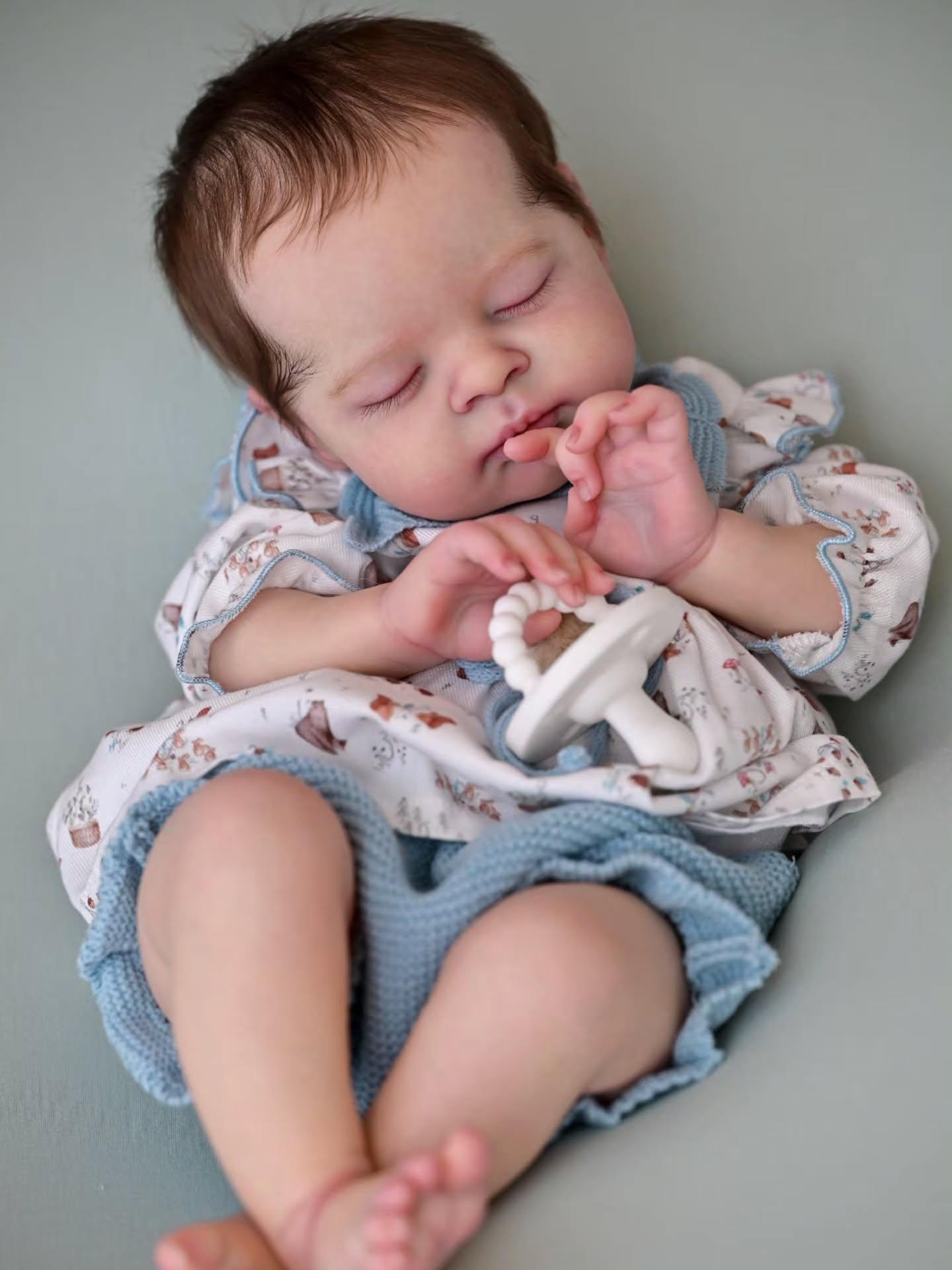 Margot — Full Silicone Sleeping Newborn — sleeping newborn reborn doll, photo 3