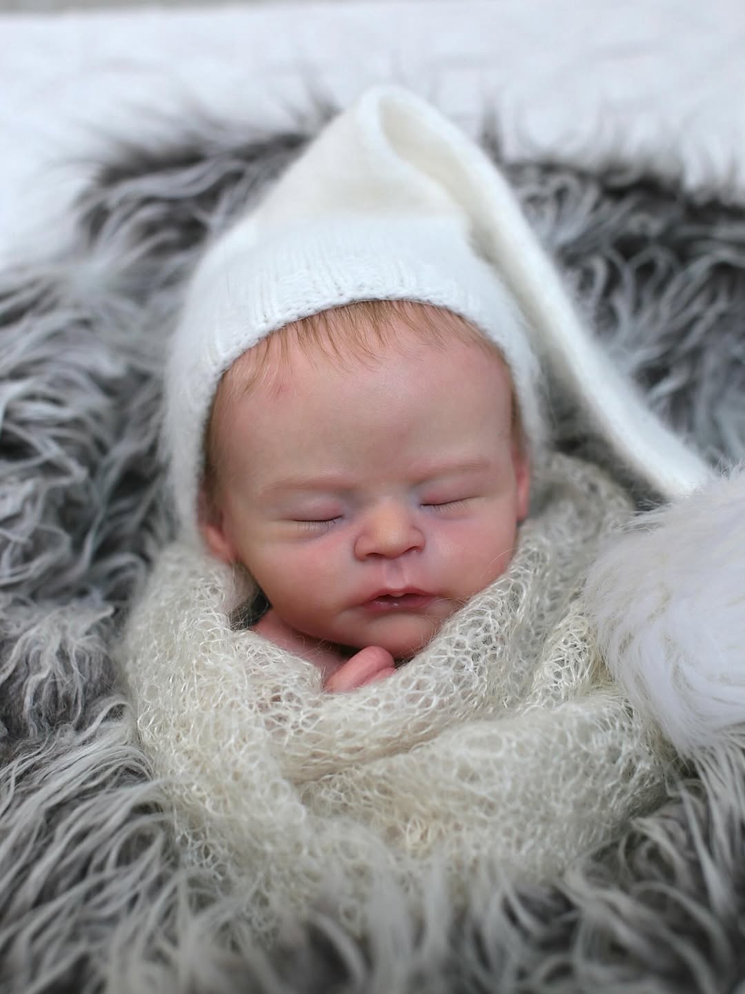 Rose & Ruby — Twin Set — sleeping newborn reborn twin set, photo 8