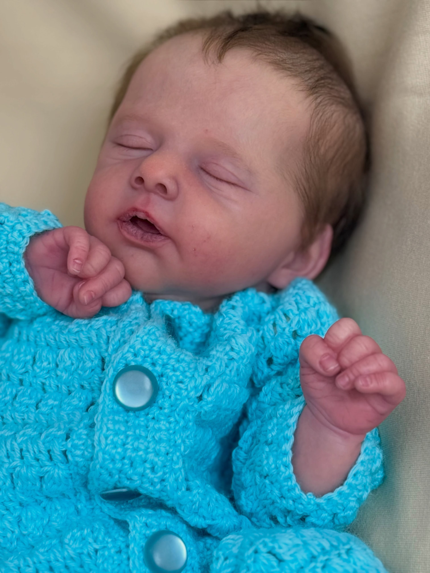 Oliver — Sleeping Newborn — sleeping newborn reborn doll