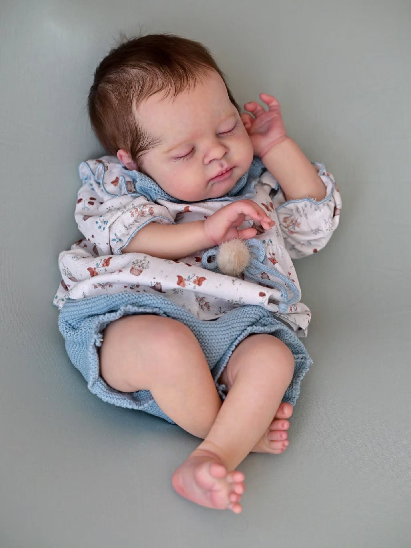 Margot — Full Silicone Sleeping Newborn — sleeping newborn reborn doll, photo 4