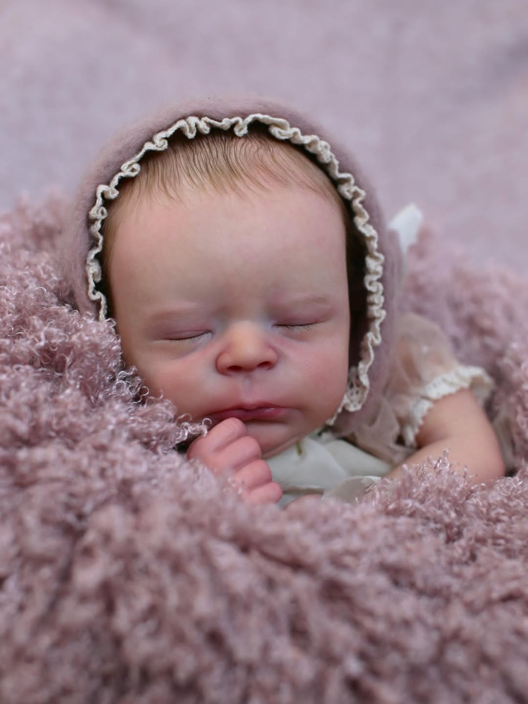 Rose & Ruby — Twin Set — sleeping newborn reborn twin set, photo 6