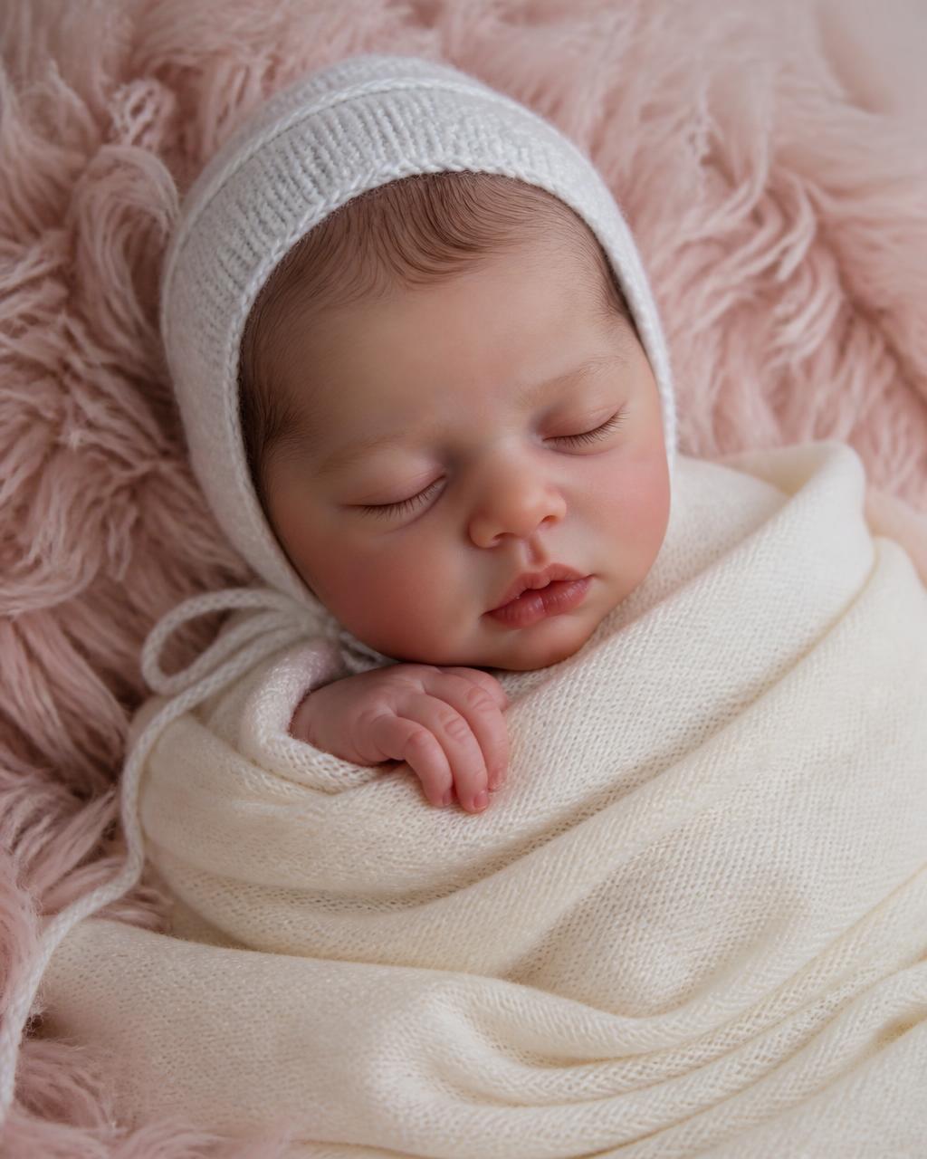 Customer photo of Amelia — Sleeping Newborn